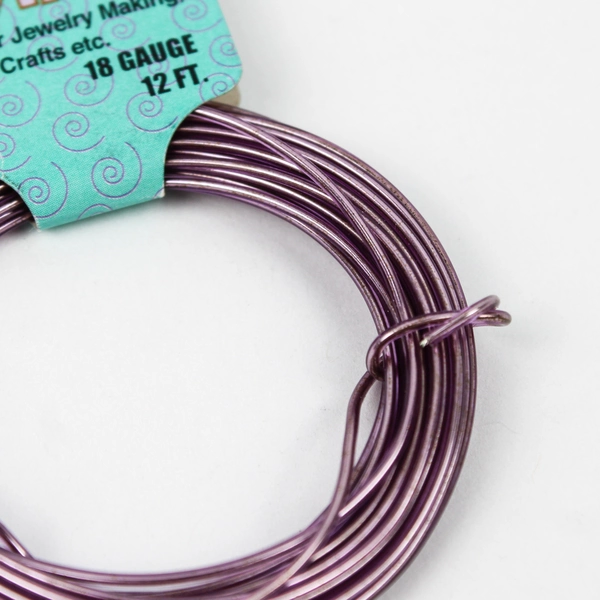 Lot of 2 bags of Copper Plastic Coated Wire for Crafts, 12 ft. New 