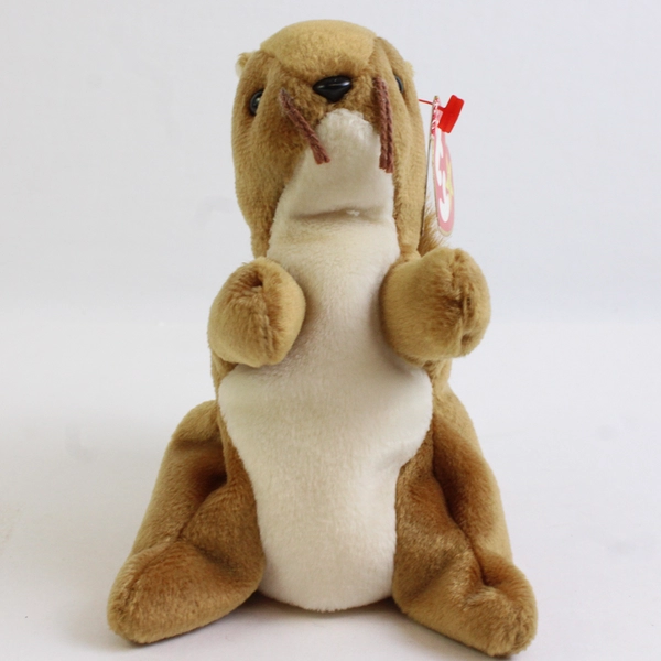 Ty Beanie Babies Nuts 1996 Brown Squirrel With Tag Plush Toy