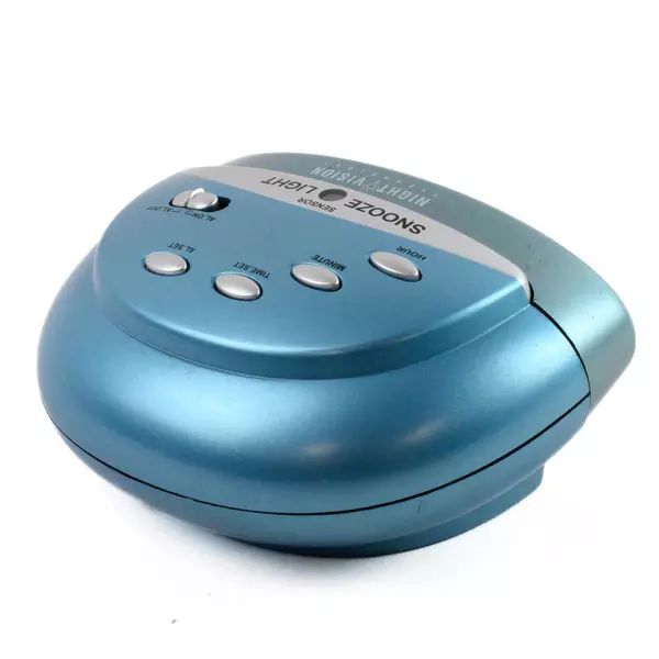 Night Vision Technology Super Glow Digital Alarm Clock With Backlight 30330 Blue