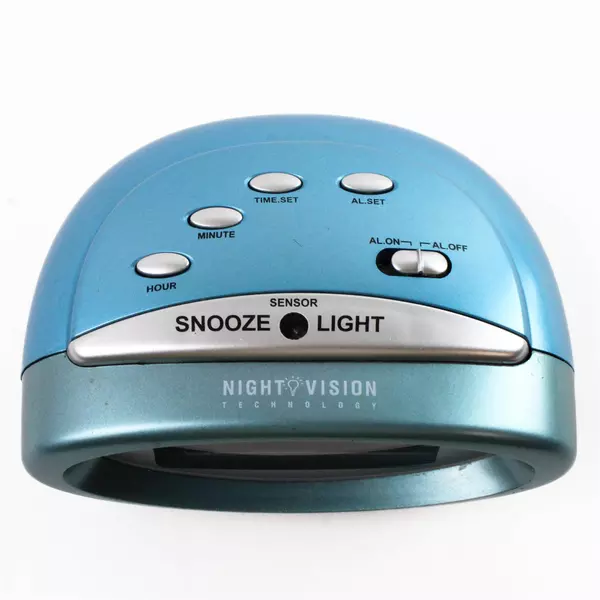 Night Vision Technology Super Glow Digital Alarm Clock With Backlight 30330 Blue