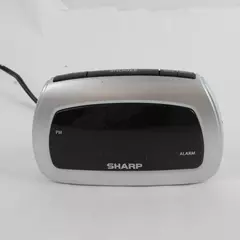 Sharp SPC085 Small Digital Alarm Clock with Battery Backup and Snooze Button