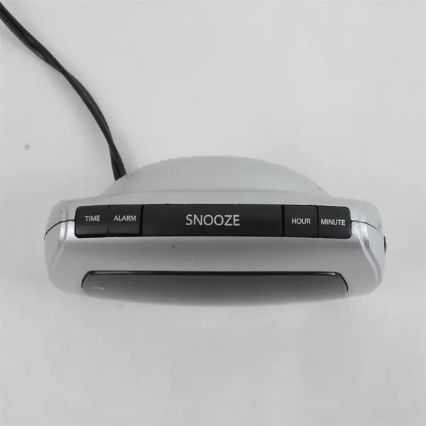 Sharp SPC085 Small Digital Alarm Clock with Battery Backup and Snooze Button