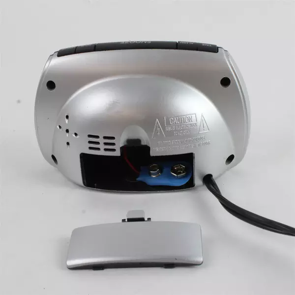 Sharp SPC085 Small Digital Alarm Clock with Battery Backup and Snooze Button