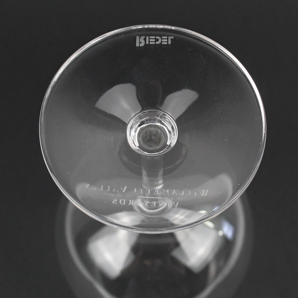 Lot Of 2 Willamette Valley Vineyards Red Wine Glasses Clear 9.25" Tall