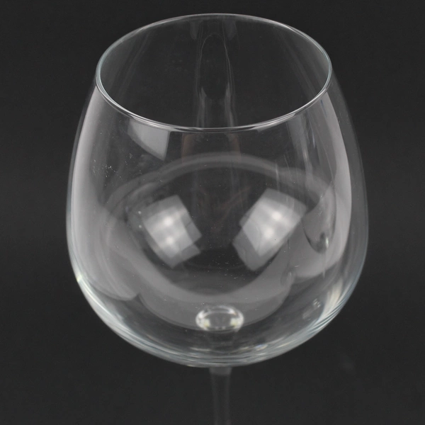 Lot Of 3 Matching Unbranded Large Clear Wine Glass 9" Tall