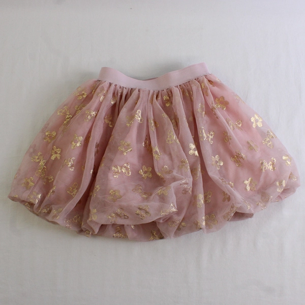 Disney Minnie Mouse Sparkly Pink Tutu Skirt Girls' Size 4T