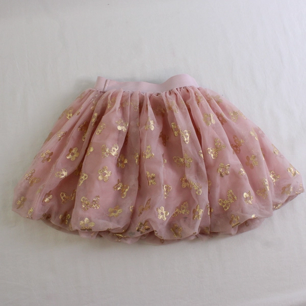 Disney Minnie Mouse Sparkly Pink Tutu Skirt Girls' Size 4T