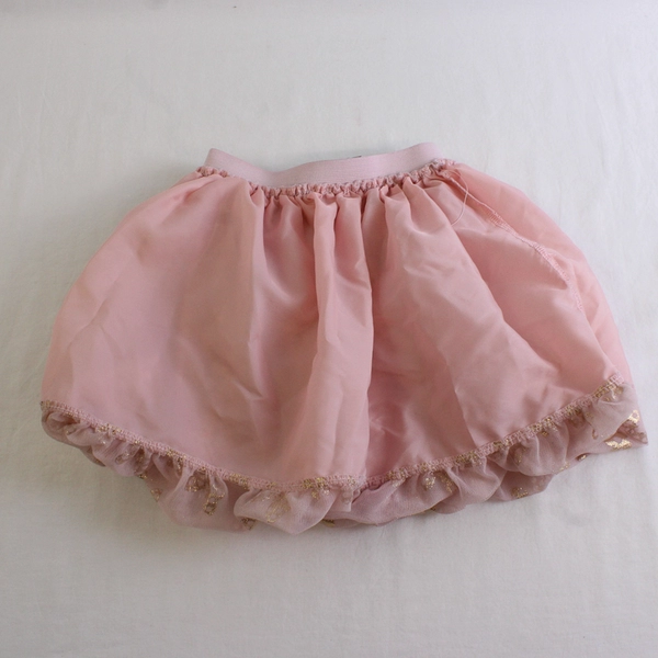 Disney Minnie Mouse Sparkly Pink Tutu Skirt Girls' Size 4T
