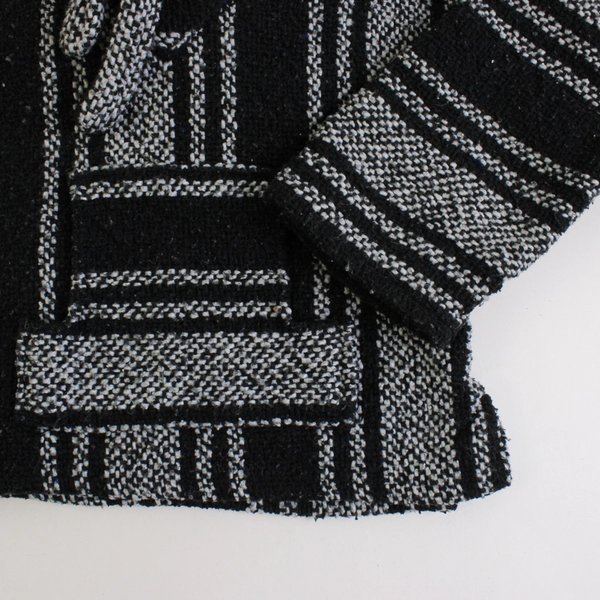 Black and Gray Baja Hoodie Kids' Size 2