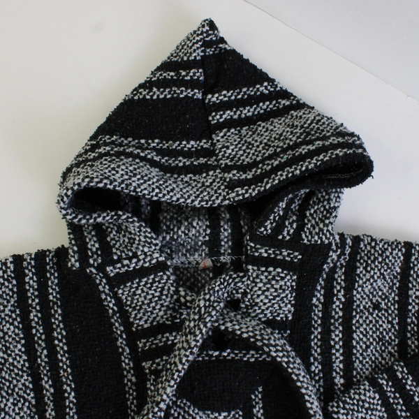 Black and Gray Baja Hoodie Kids' Size 2
