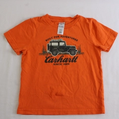 Carhartt Orange Short-Sleeve T-Shirt Kids' Size 2T FLAWED
