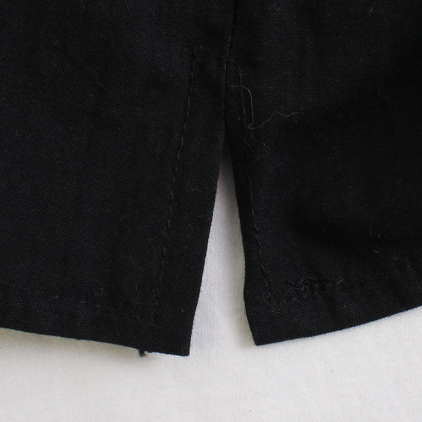 Black Short-Sleeve Guayabera Button-Up Shirt Boys' Size 4