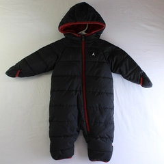 Nike Air Jordan Black and Red Puffer Snowsuit Infant Size 6M