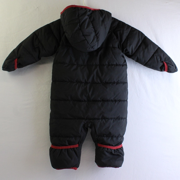 Nike Air Jordan Black and Red Puffer Snowsuit Infant Size 6M