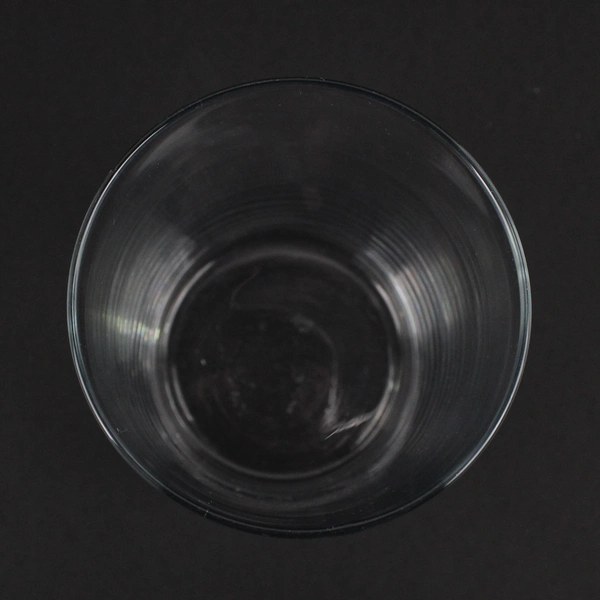 Simple Clear Glass Decorative Cylinder Vase 5 3/4"