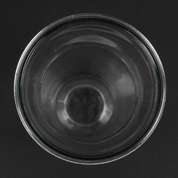 Clear Glass Bouquet Vase Decorative Glassware 7 1/2"