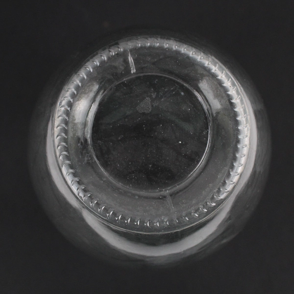 Clear Glass Bouquet Vase Decorative Glassware 7 1/2"