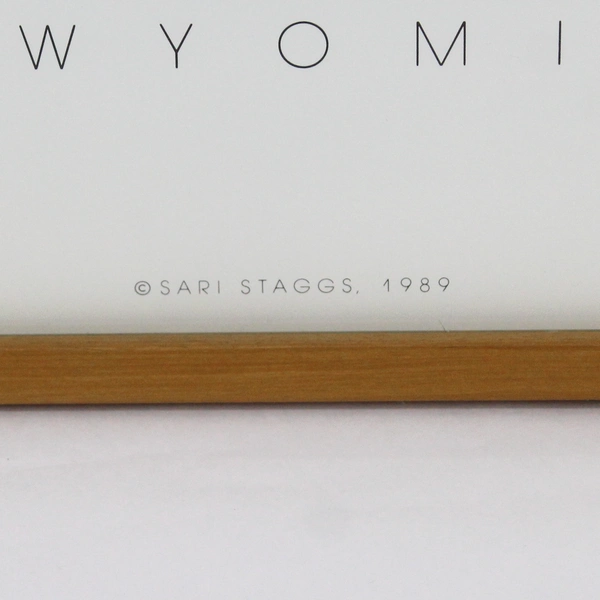 Sari Staggs Gallery Of The West Oraibi Red Sky Exhibition Poster Signed Jackson