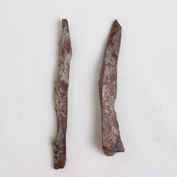 Lot of 6 Raw Obsidian Needle Rock Specimens