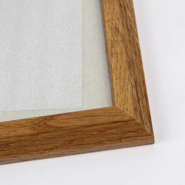 Set of 2 Medium Warm-Tone Wooden Picture Frames 8" x 10"