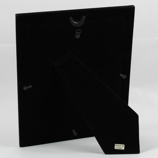 Vintage Gold and Silver-Tone Metal Tabletop Picture Frame 8" x 10"