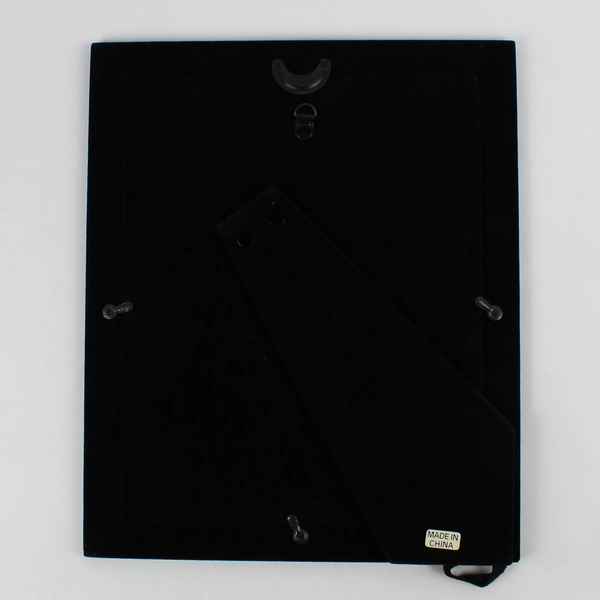 Vintage Gold and Silver-Tone Metal Tabletop Picture Frame 8" x 10"