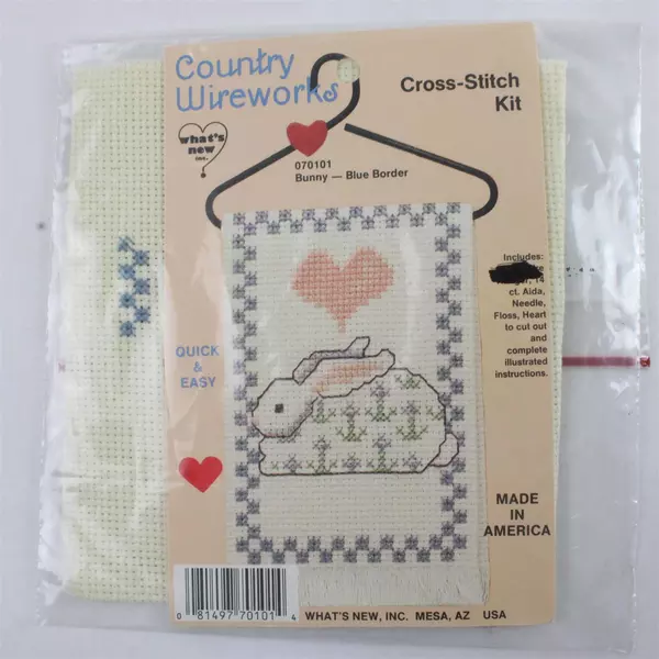 Lot of 4 Cross Stitch Kits Opened Pre-Owned Missing Needle Possible