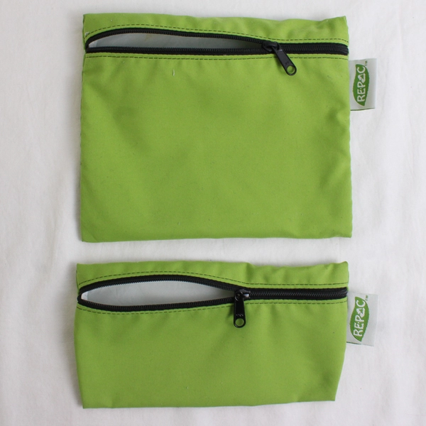 Lot of 4 Re-Pac Reusable Pouches with Water Resist Lining Various Colors