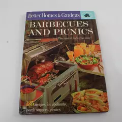 Vintage Better Homes & Gardens Barbecues & Picnics 1963 Hardcover Cookbook