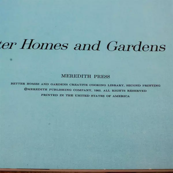 Vintage Better Homes & Gardens Barbecues & Picnics 1963 Hardcover Cookbook