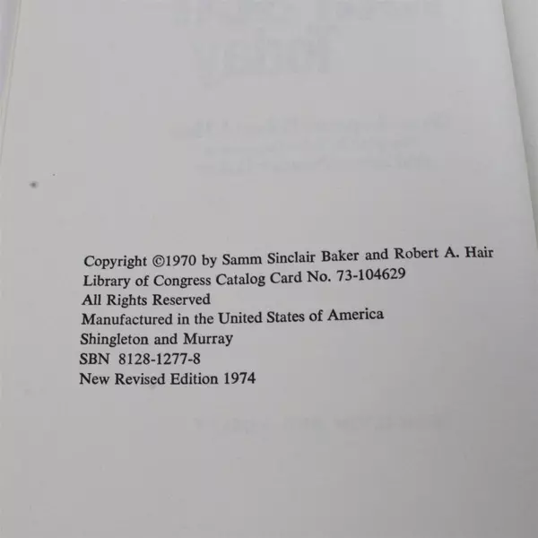 How to Protect Yourself Today by Inspector Robert A. Hair Hardcover 1974