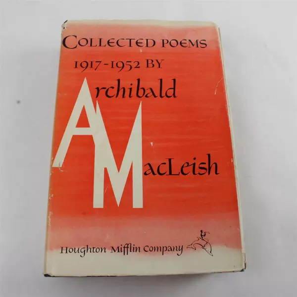 Collected Poems 1917-1952 Archibald MacLeish 1952 Hardcover Vintage