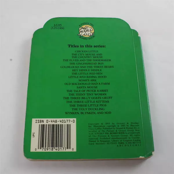 The Elves and the Shoemaker Pudgy Pal Board Book Maryann Cocca-Leffler