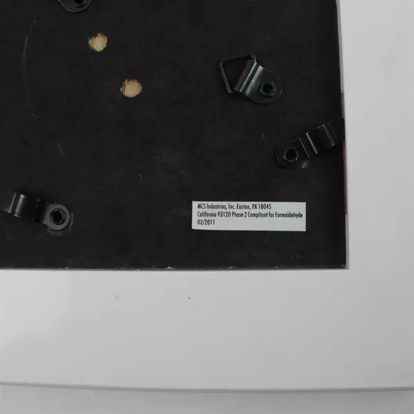 Your Zone 4x6 Peace Sign & Flowers Hanging Picture Frame Green Black White