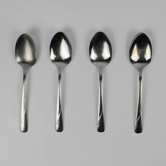 Lot of 4 Oceanic Stainless Steel Serving Spoons Oneida Flatware