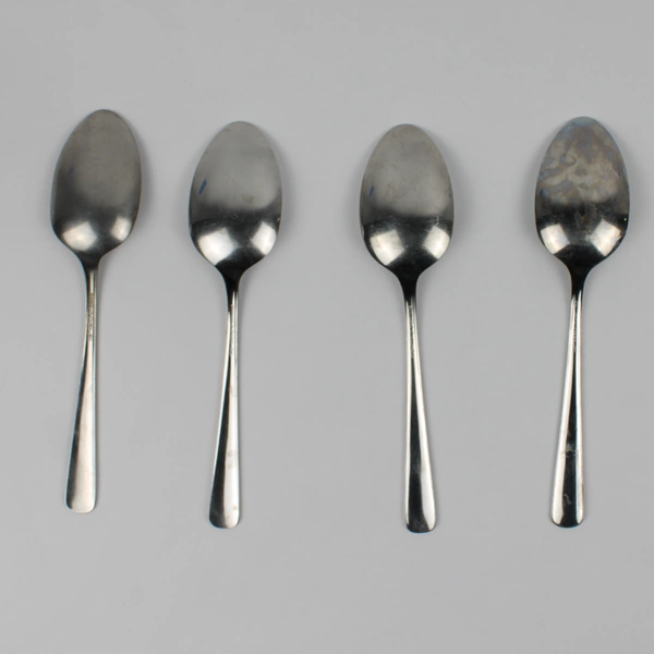 Lot of 4 Oceanic Stainless Steel Serving Spoons Oneida Flatware