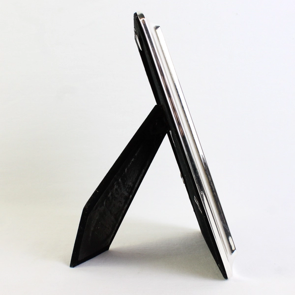 Retro Silver-Tone Tabletop Picture Frame 5" x 7"