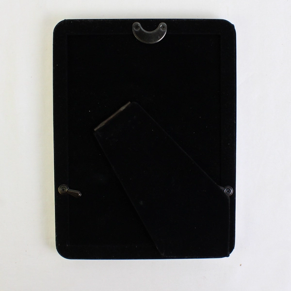 Retro Silver-Tone Tabletop Picture Frame 5" x 7"