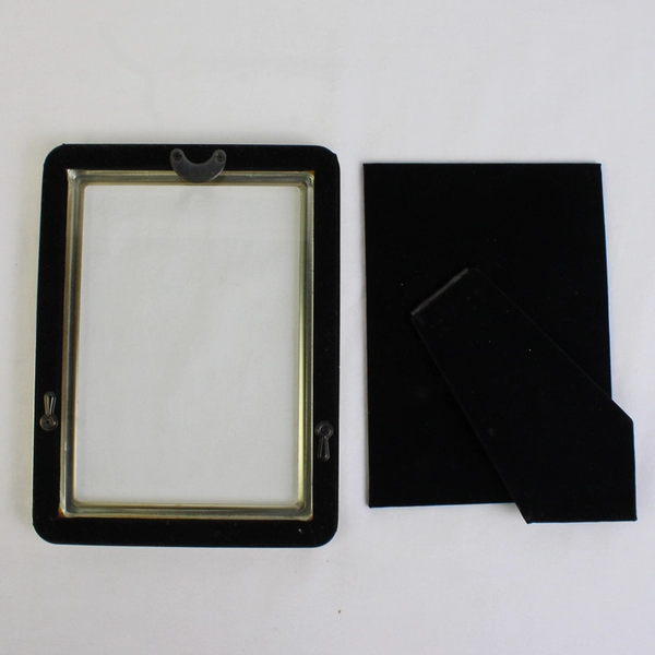 Retro Silver-Tone Tabletop Picture Frame 5" x 7"