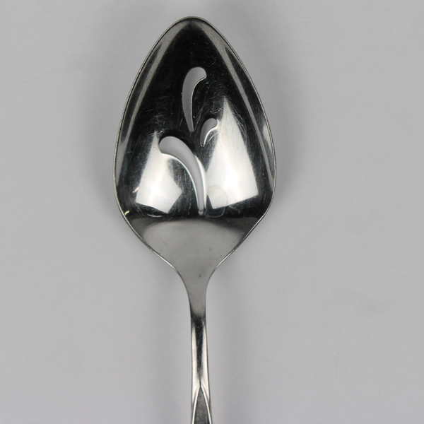 Set of 2 Oneidacraft Deluxe Stainless Wintersong Serving Spoons