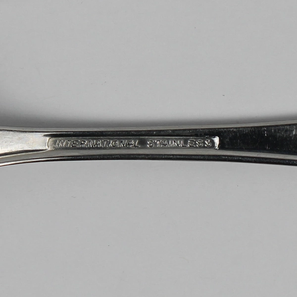 Lot of 2 International Silver Coral Reef Serving Spoons