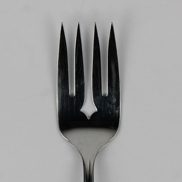 Lot of 2 Oneidacraft Satin Accent Stainless Serving Forks