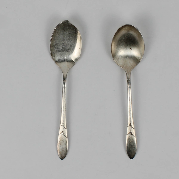 Lot of 2 Oneida Community Lady Hamilton Sugar Spoon And Jelly Spoon