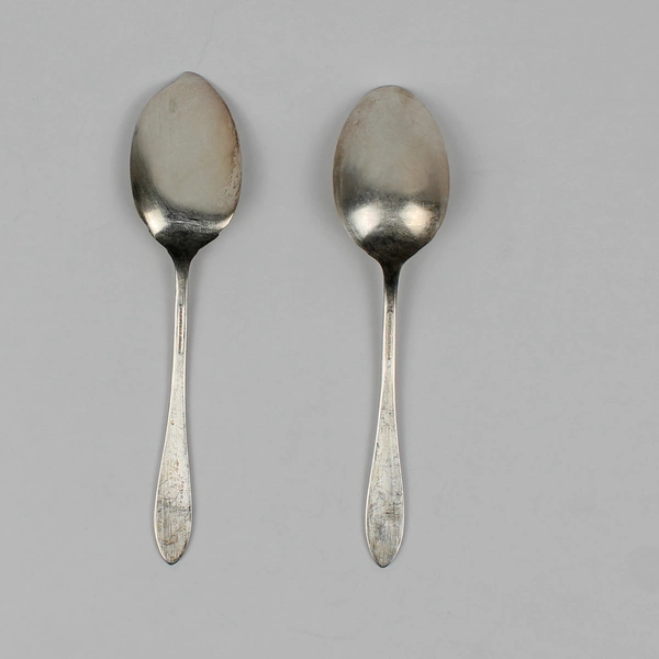 Lot of 2 Oneida Community Lady Hamilton Sugar Spoon And Jelly Spoon