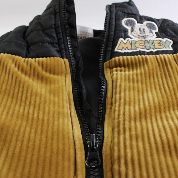 Disney Junior Mickey Mouse Brown and Black Zip-Up Vest Boys' Size 5T