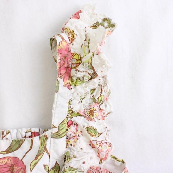 Tommy Bahama White Pink Green Floral Sundress Girls' Size 3T