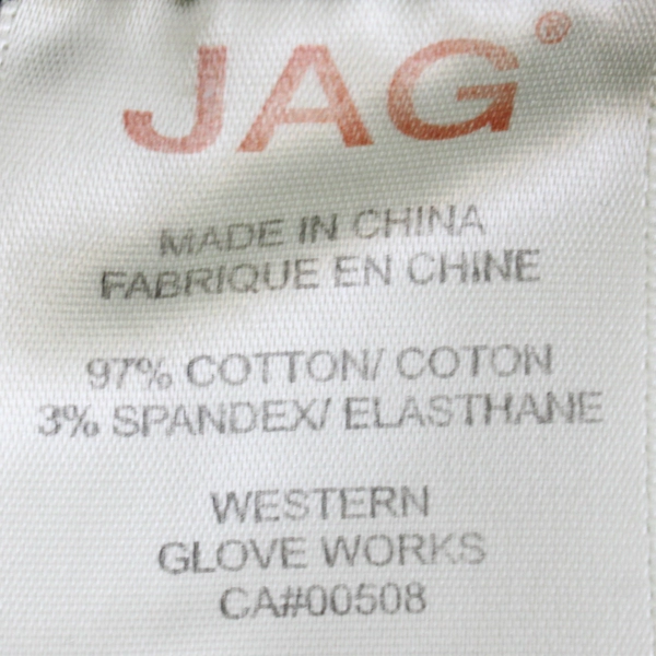 JAG Solid Navy Blue Slim Fit Ankle Pants Women's Size 6