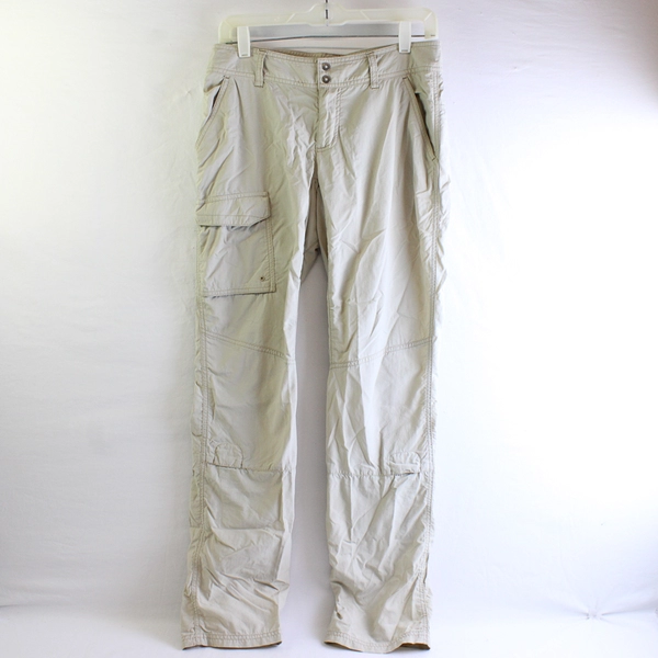 Columbia Beige Nylon Cargo Pants Women's Size 4 Regular