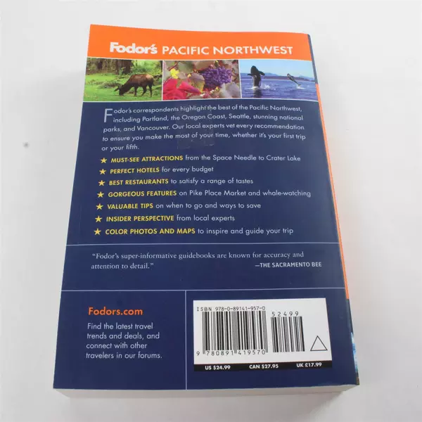 Fodor's Pacific Northwest 2014 Travel Guide PB Oregon Washington Vancouver