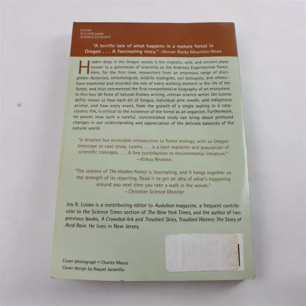The Hidden Forest: The Biography of an Ecosystem by Jon R. Luoma Paperback